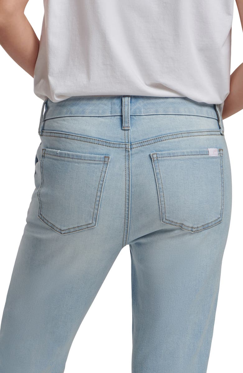 JEN7 by 7 For All Mankind High Waist Ankle Straight Leg Jeans, Alternate, color, 