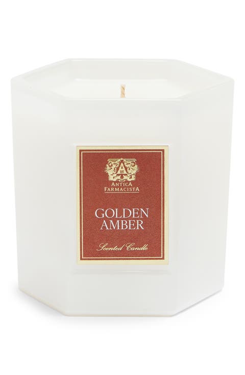 Golden Amber Scented Candle