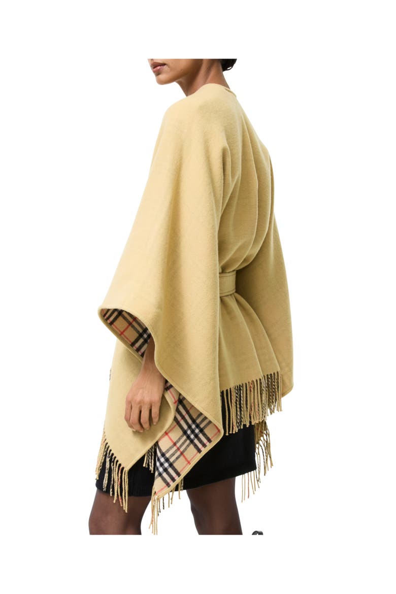 Wool Tay Cape, Alternate, color, Sand beige