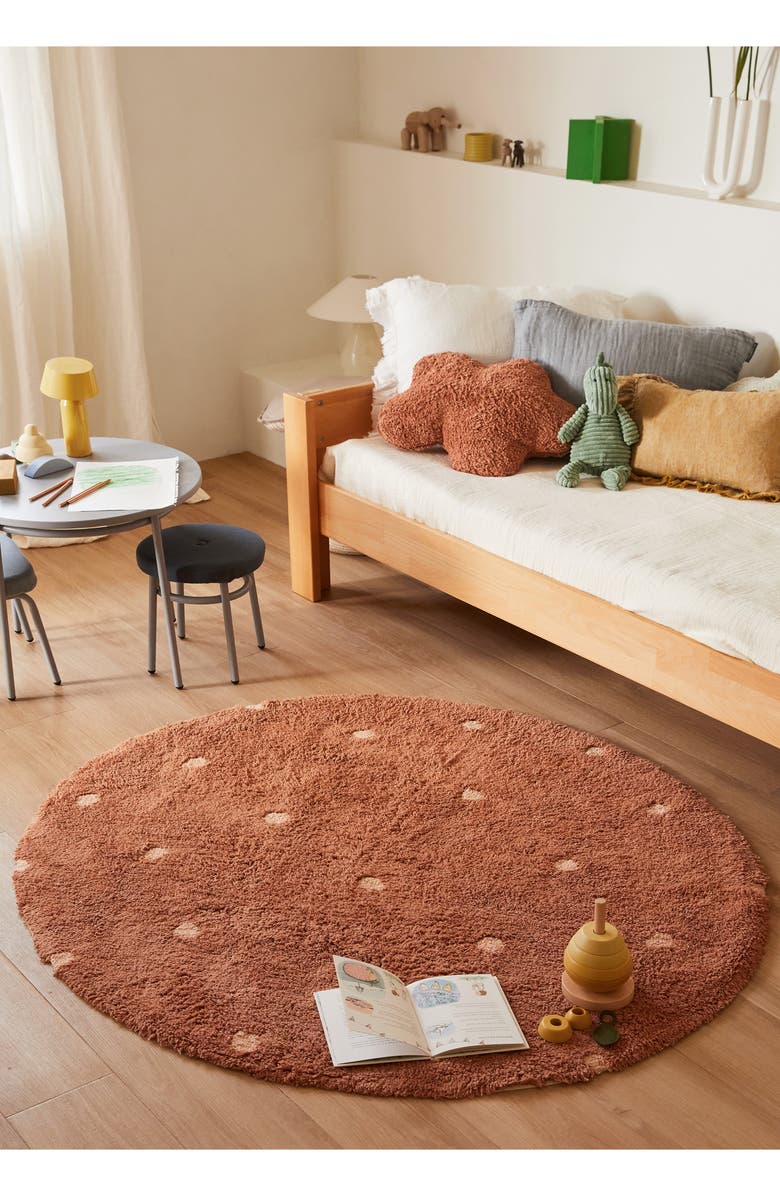 Lorena Canals Cloud Floor Cushion, Alternate, color, Chestnut