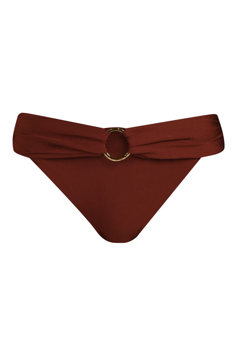 Ring Sash Bikini Bottoms, Alternate, color, MAHOGANY