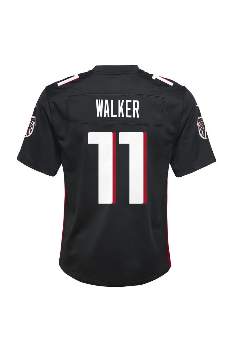 Youth Nike Jalon Walker Black Atlanta Falcons Team Game Jersey, Alternate, color, Black