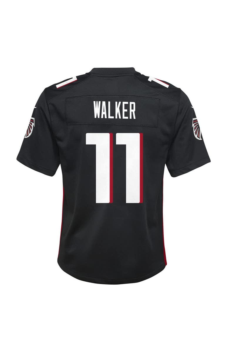 Nike Youth Nike Jalon Walker Black Atlanta Falcons Team Game Jersey, Alternate, color, Black
