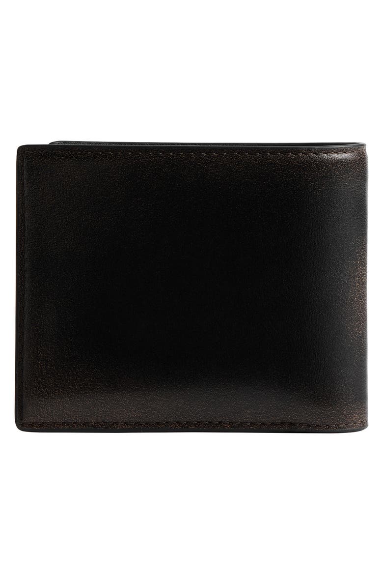 3-in-1 Loved Leather Bifold Wallet, Alternate, color, BLACK/LIGHT TAN