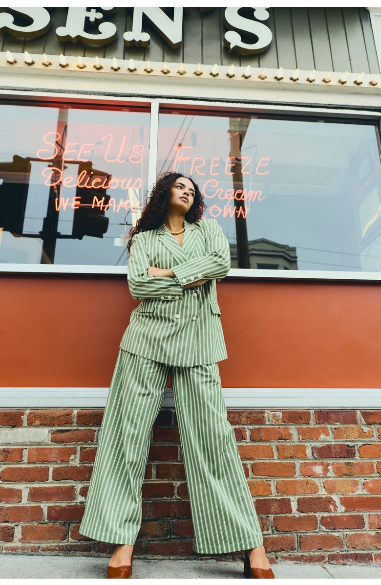 Eddy Meredith Blazer, Alternate, color, Meadow Stripe