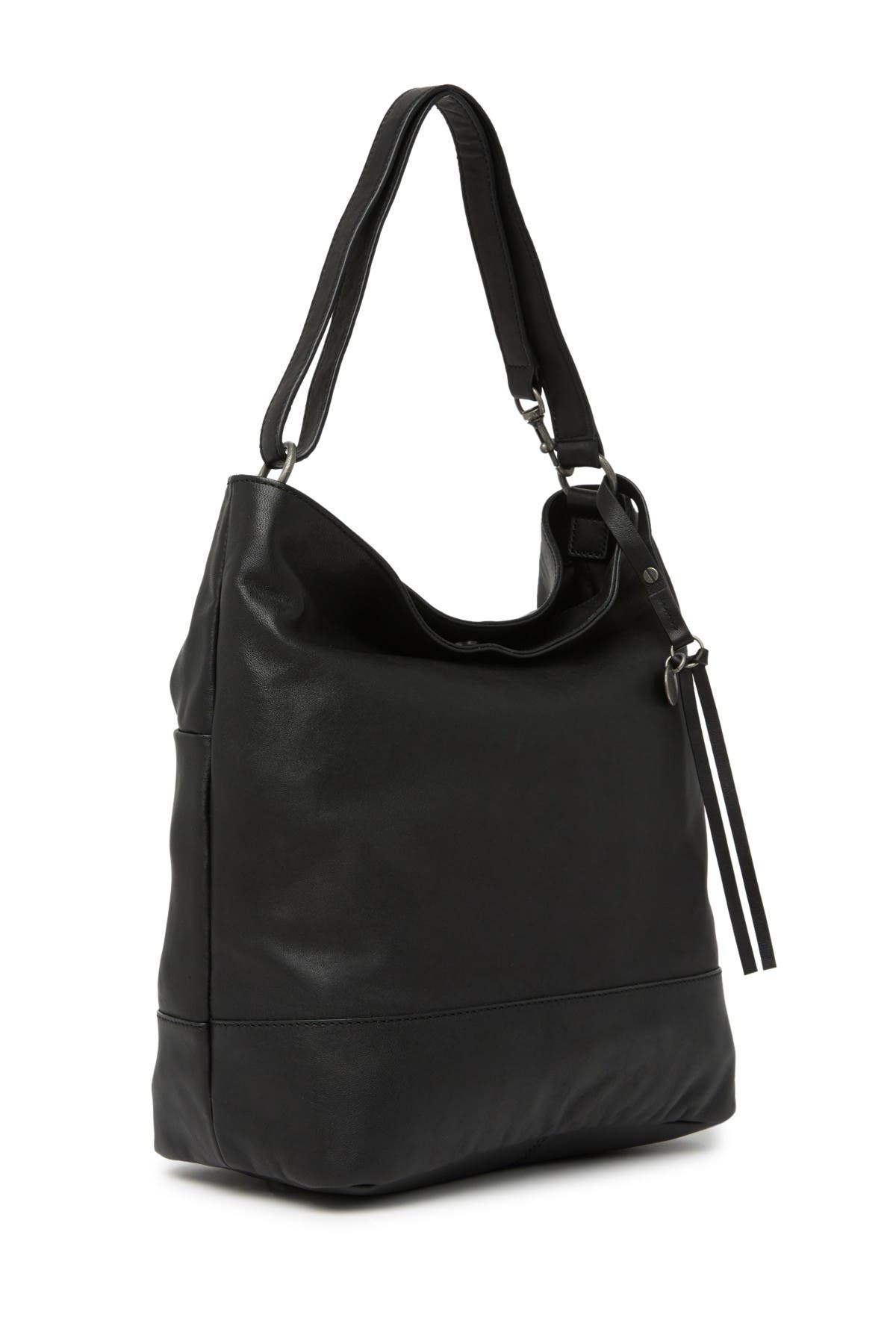 Lucky Brand Lina Leather Bucket Shoulder Bag, Alternate, color, 