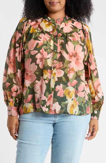 Floral Raglan Sleeve Top