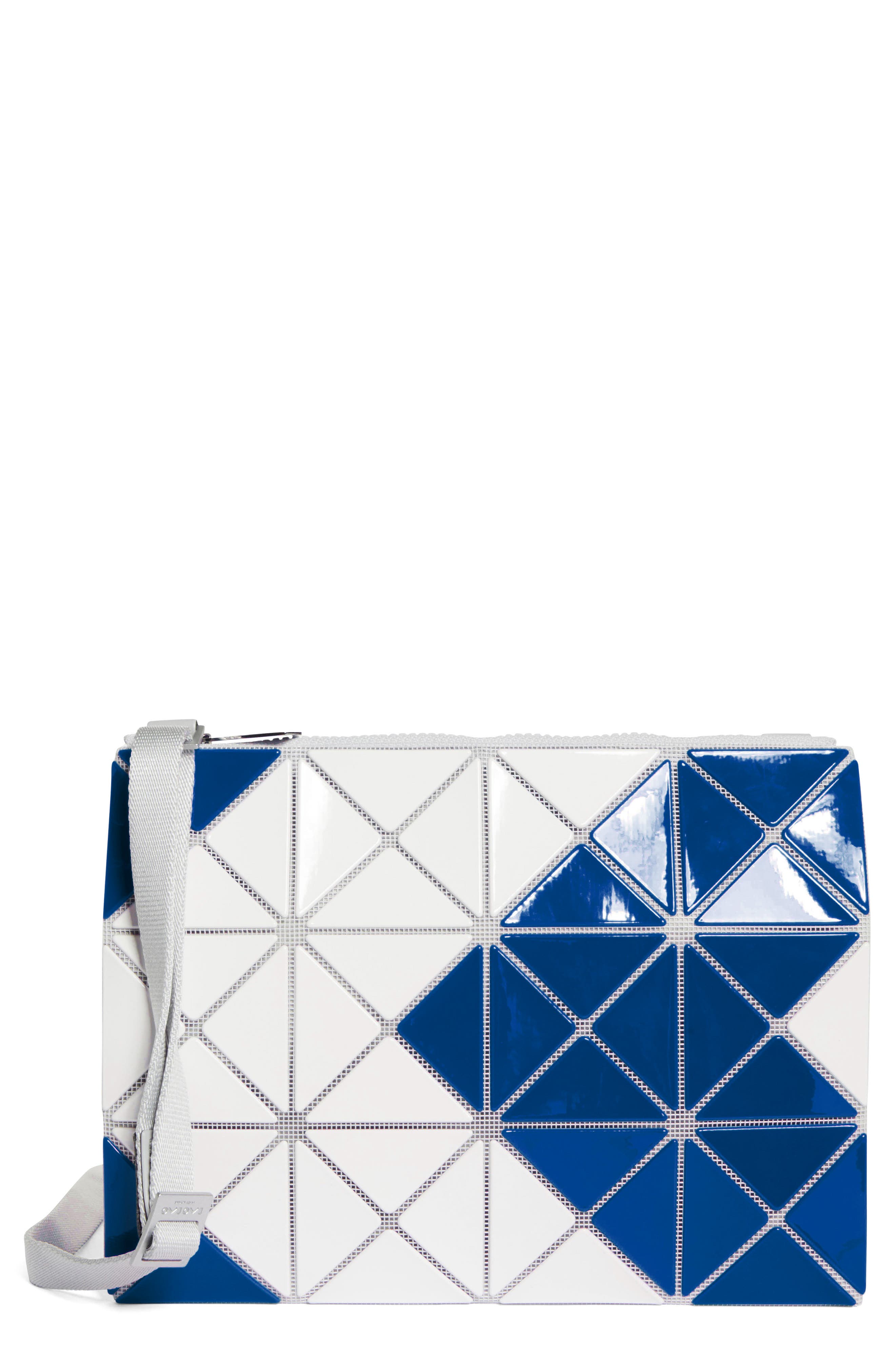 Bao Bao Issey Miyake Sign Prism Crossbody Bag, Main, color, Blue