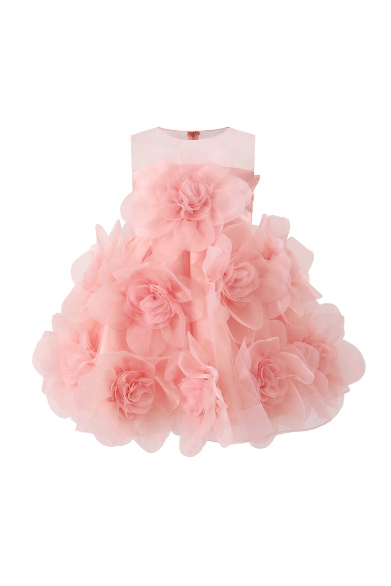 Floral Blooming Flowers Dress, Main, color, Pink