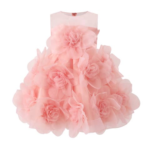 Floral Blooming Flowers Dress (Toddler & Little Kid)