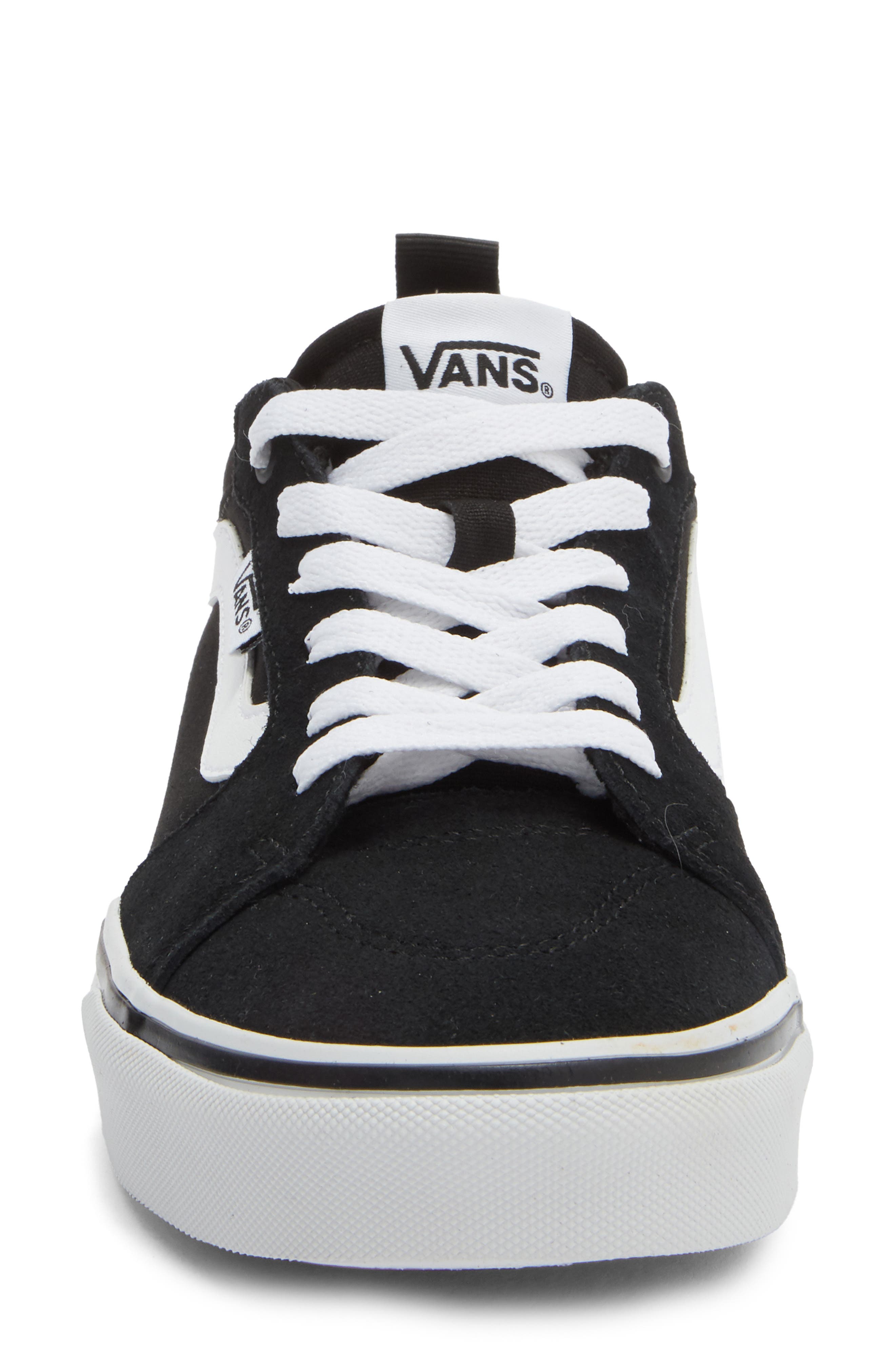 Vans Filmore Low Top Sneaker, Alternate, color, Suede/Canvas Black/White