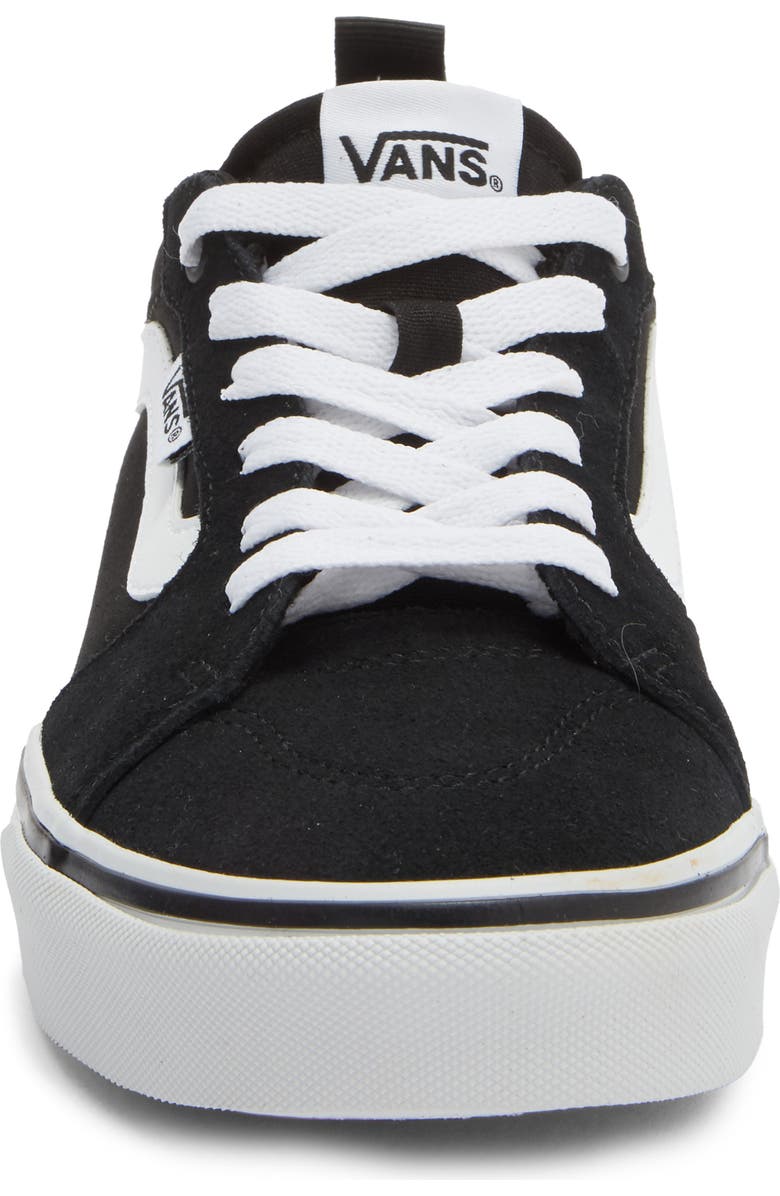 Vans Filmore Low Top Sneaker, Alternate, color, Suede/Canvas Black/White