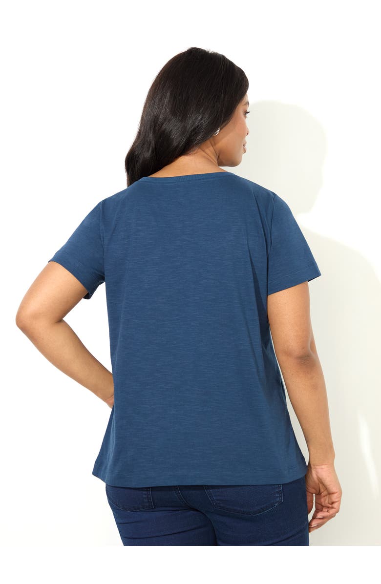 Live Unlimited Jersey Embroidered T - Shirt, Alternate, color, Blue