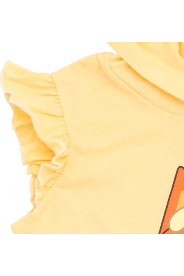 2-Piece Hooded Tank and Shorts Set, Alternate, color, Bingo Yellow Grey