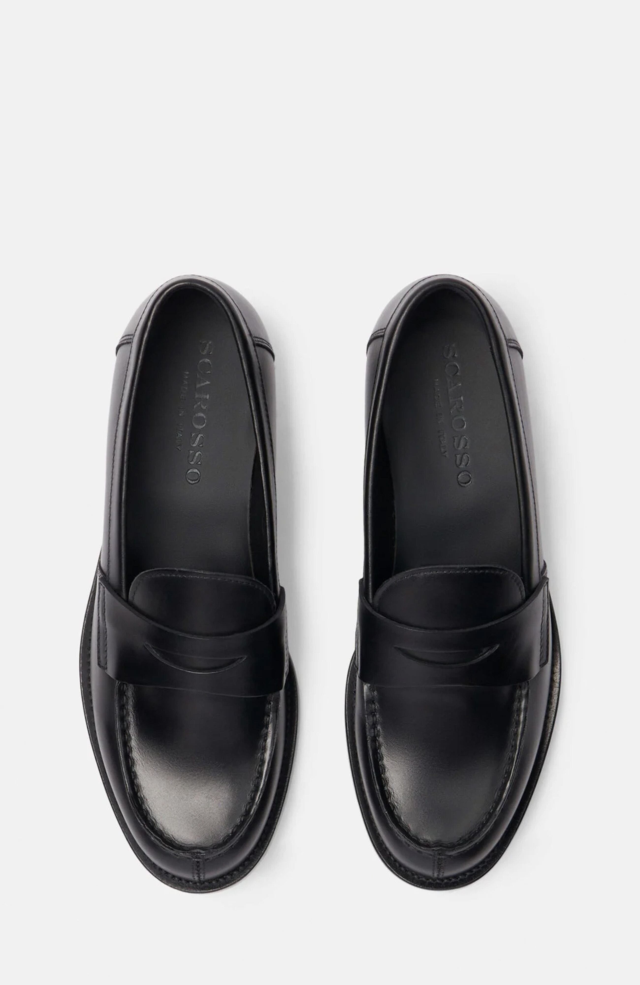 Harper Loafers, Alternate, color, Black - Calf