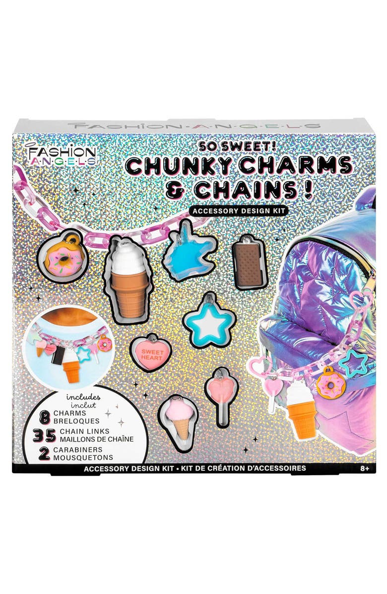 Fashion Angels Chunky Charms & Chains, So Sweet, Accessory Design Kit, Main, color, Multicolored