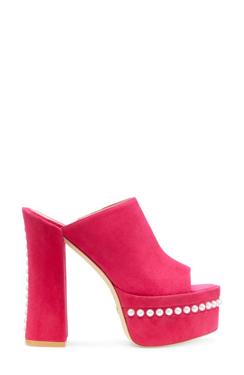 Stuart Weitzman Skyhigh Platform Sandal In Azalea