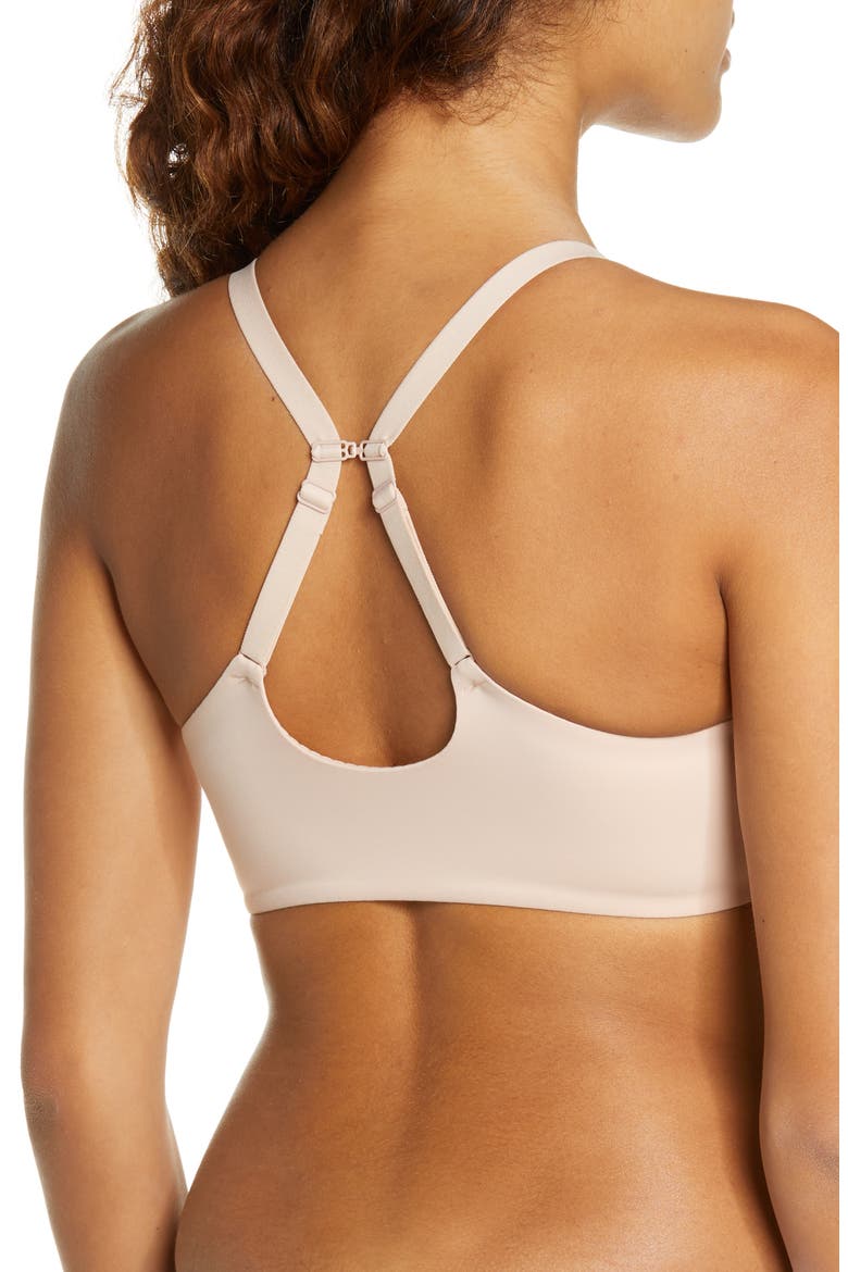 Norah Front Closure Molded Underwire Bra, Alternate, color, ROSE