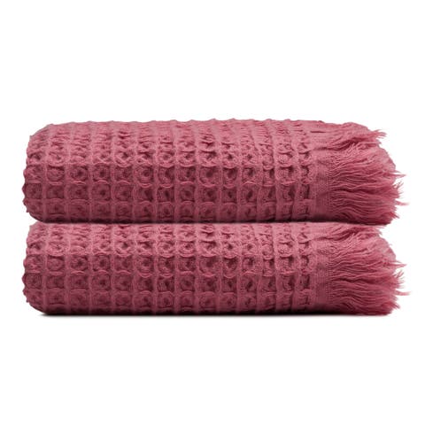Waffle Turkish Cotton Kitchen & Guest Towel - Set of 4