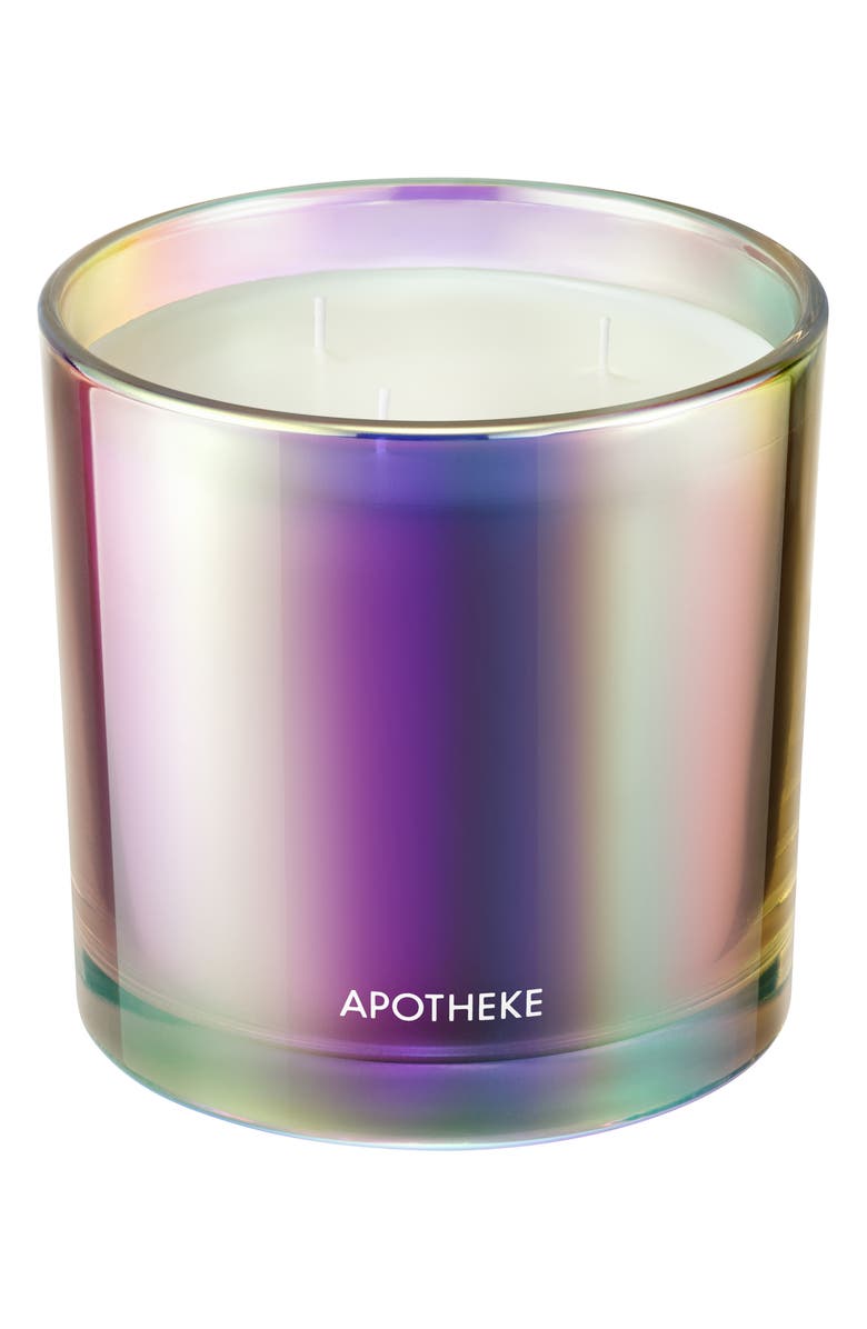 APOTHEKE Bergamot Tangerine Three-Wick Scented Candle, Main, color, Iridescent