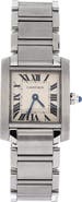 Pre-Owned Cartier Tank Francaise Quartz Watch Stainless Steel 20