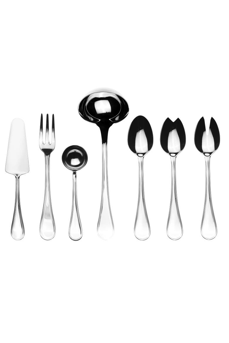 Boheme Serving Set - 7 Pieces, Main, color, Silver