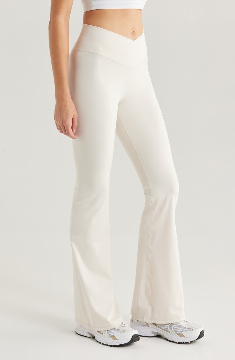 PacSun Crossover Flare Leg Yoga Pants, Alternate, color, 