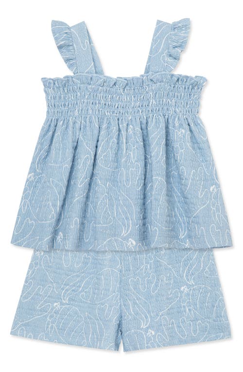 Shop Focus Seaside Babydoll Tunic & Shorts Set