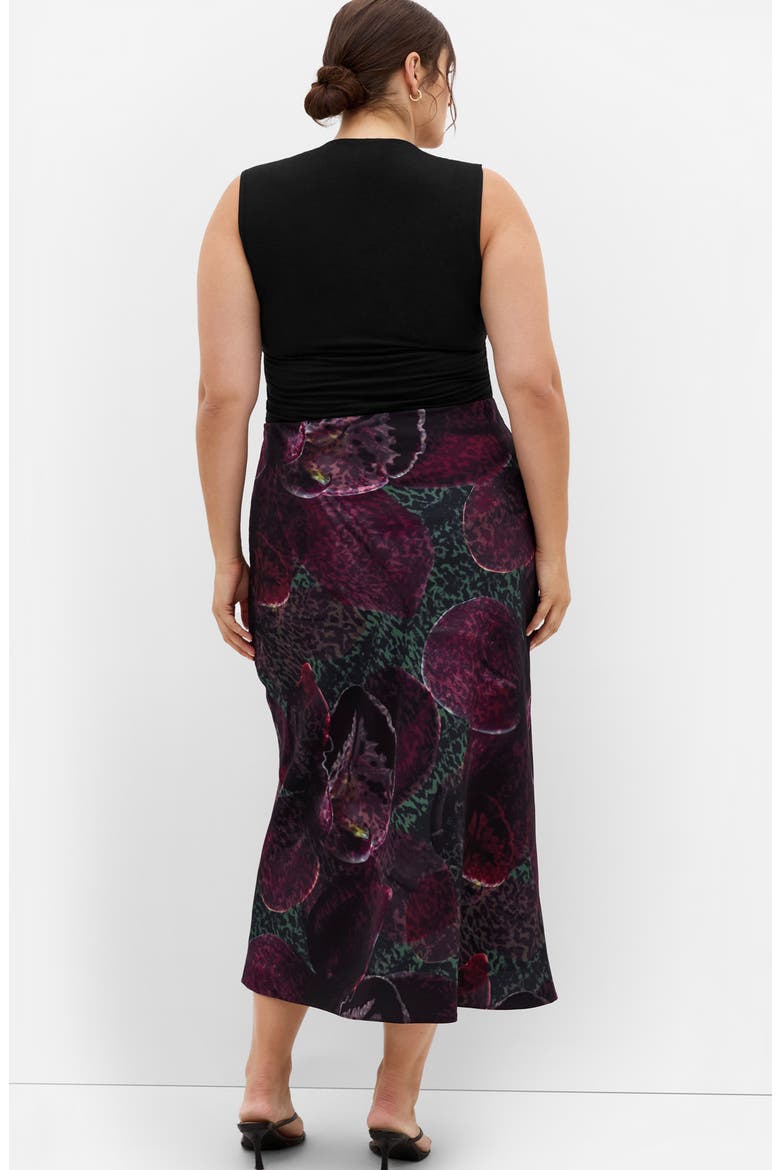 Sienna Midi Skirt, Alternate, color, BLACK ORCHID