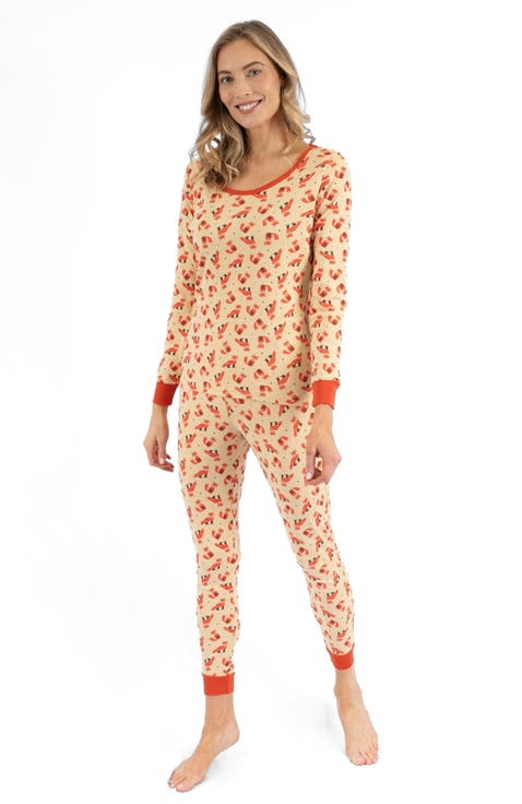 Women's Cotton Matching Family Pajamas, Wild Canvas Prints