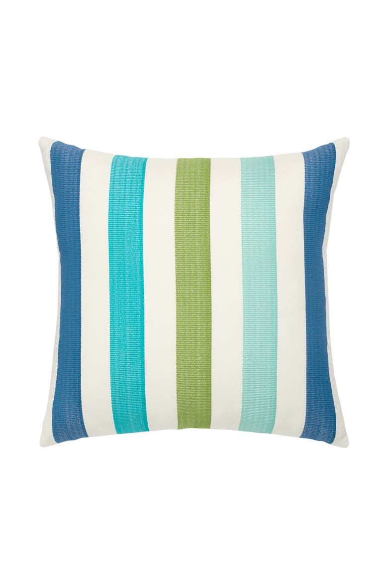 Rhodes Stripe Indoor & Outdoor Woven Accent Pillow, Main, color, Multi