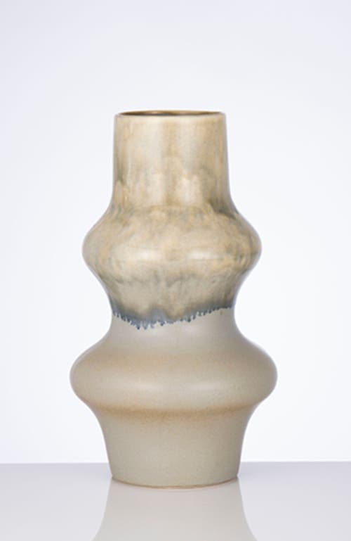 Dina Decor Dunes Blue Vase In Neutral