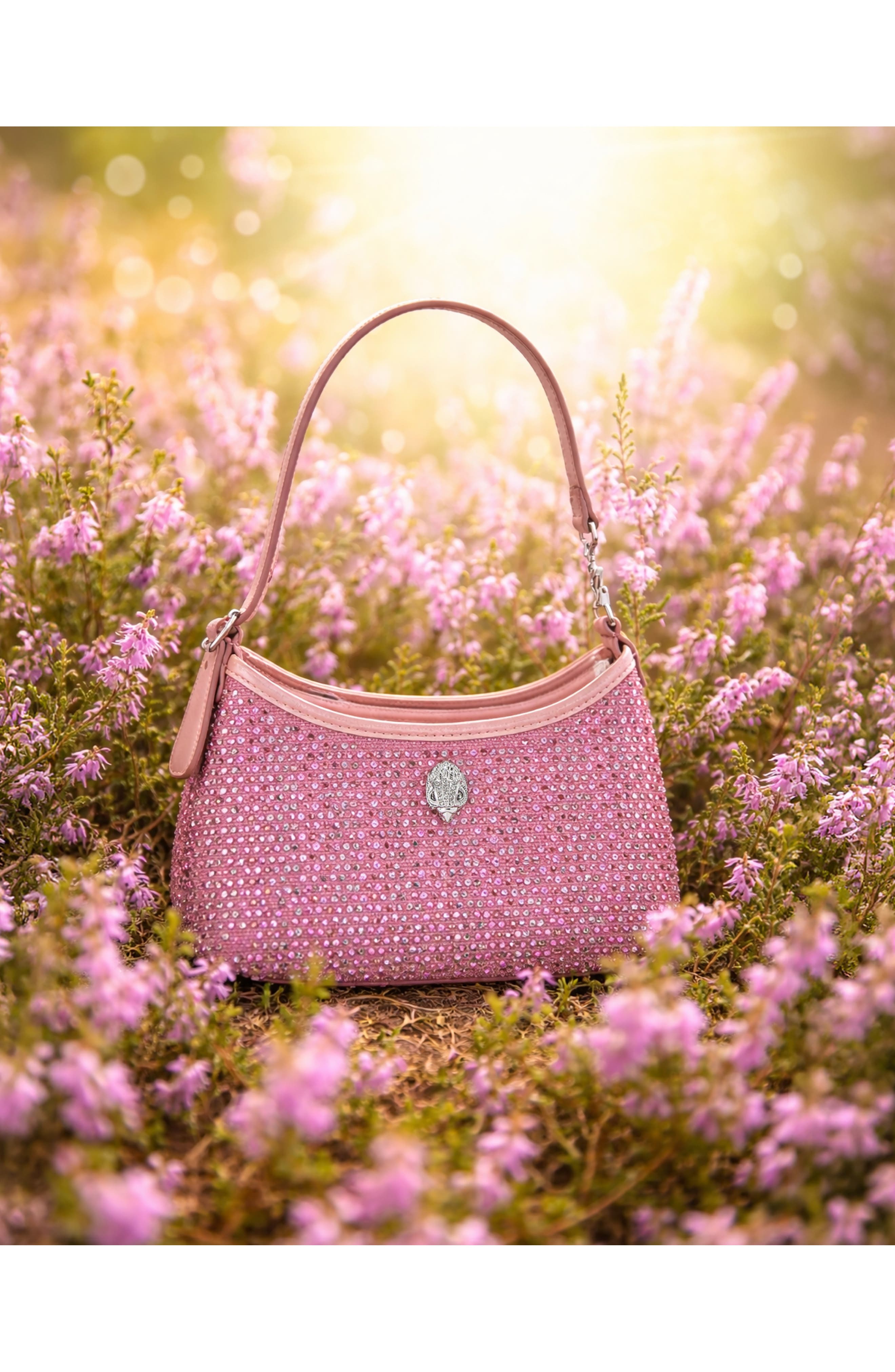 Mini Kurt Fabric Shoulder Bag, Alternate, color, PINK