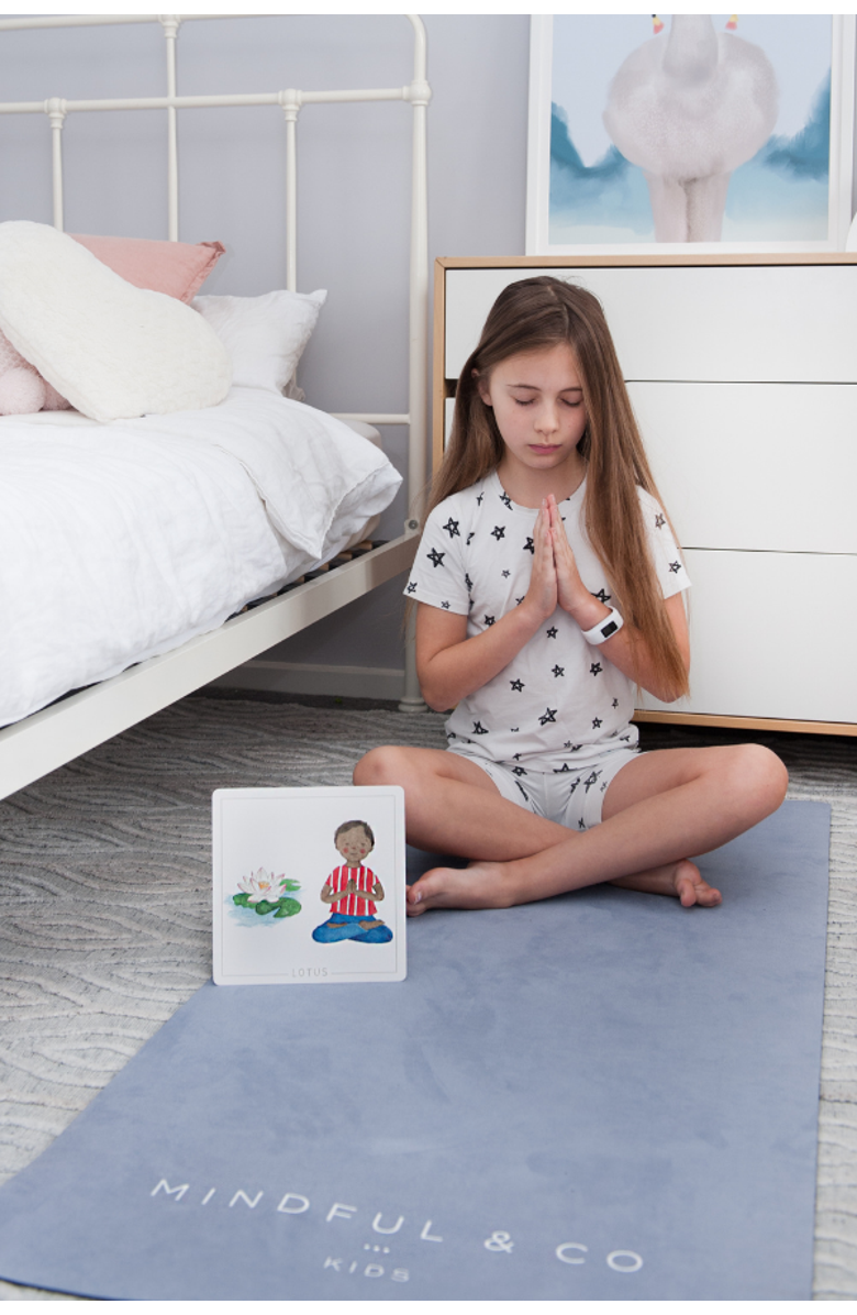 Mindful & Co Kids Kids Yoga Mat, Alternate, color, Coal