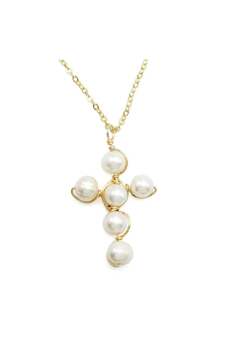 Good News Necklace, Main, color, Gold