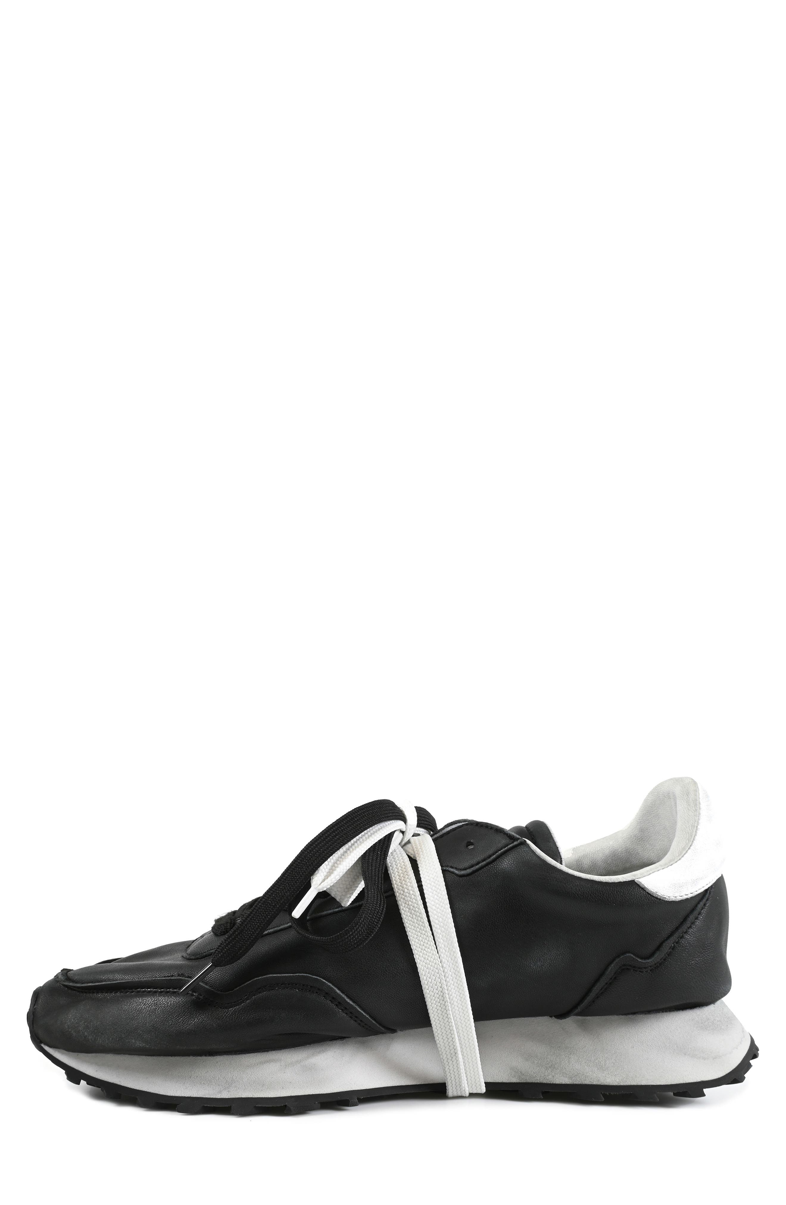 JOHN RICHMOND Rich Runners Sneaker, Alternate, color, Black/ White