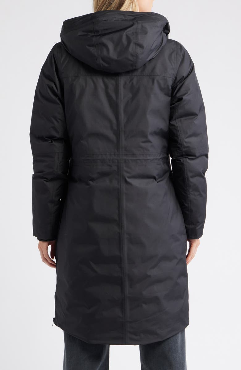 Helly Hansen Vega Waterproof Insulated Parka with Faux Fur Trim, Alternate, color, Black