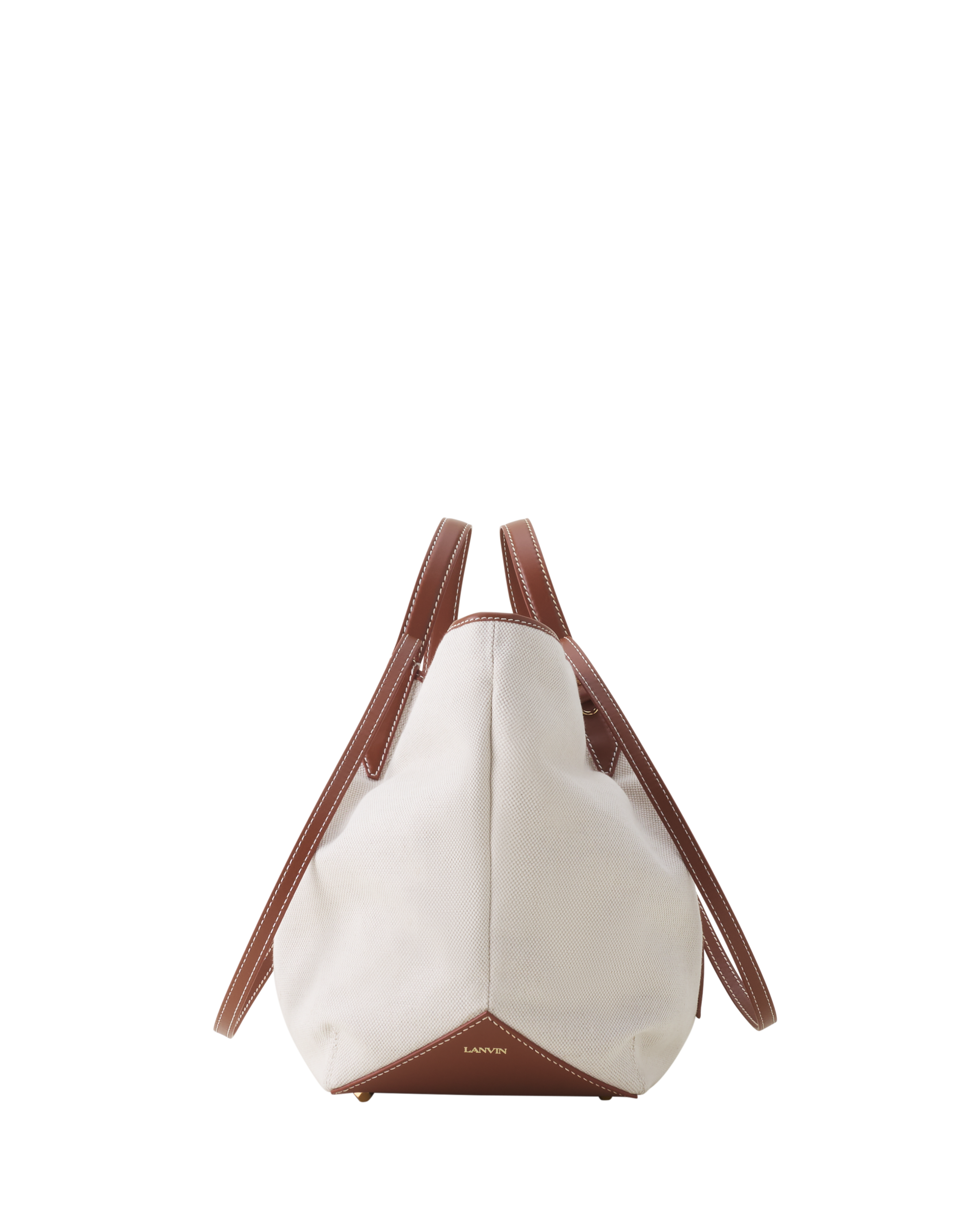 Lanvin Catch By Lanvin Canvas Tote Bag, Alternate, color, White