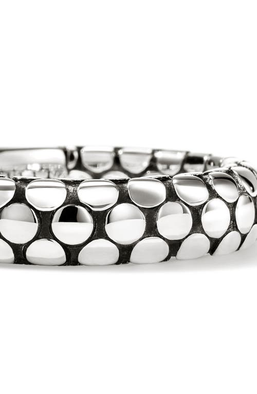 John Hardy Dot Band Ring, Sterling Silver In Metallic
