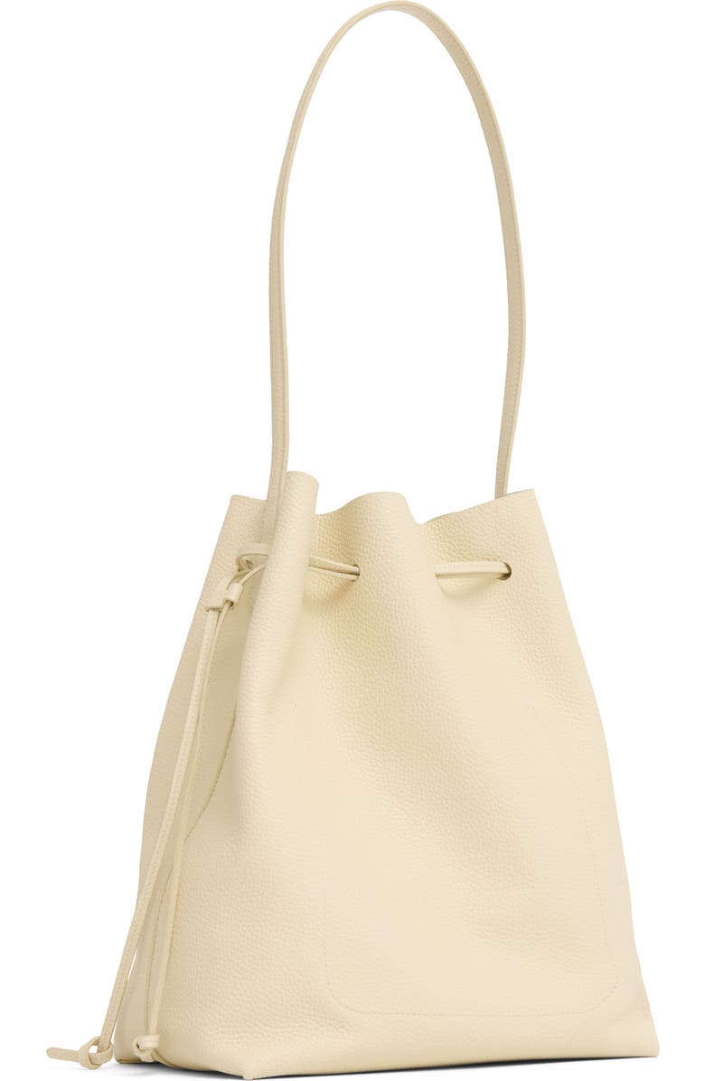 Mansur Gavriel Everyday Cabas Leather Drawstring Bucket Bag, Alternate, color, Jasmine