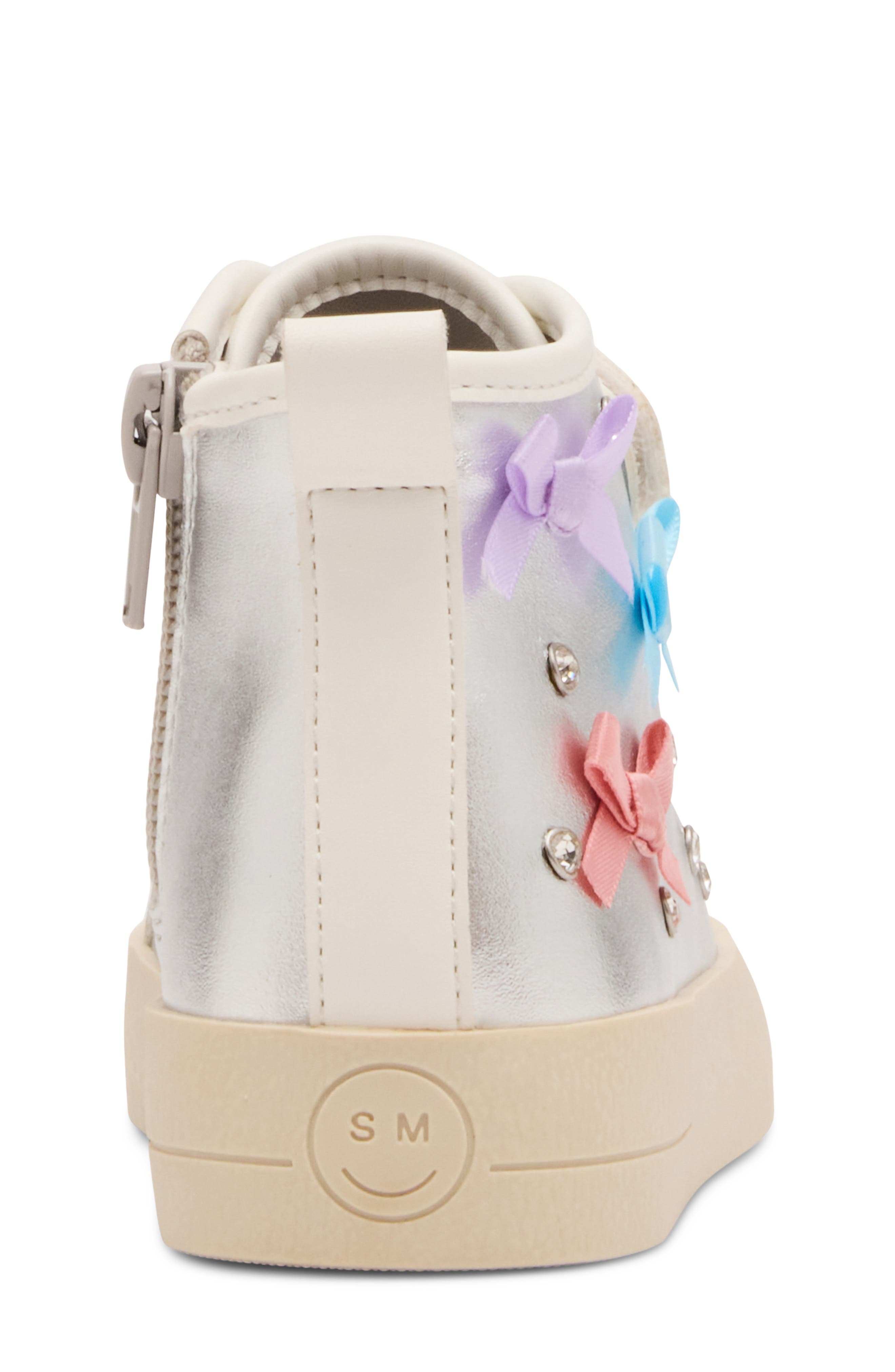Kids' Tnestle High Top Sneaker, Alternate, color, SILVER MULTI