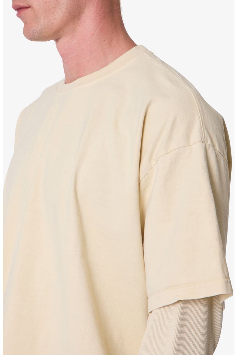 Layered Thermal Long Sleeve T-Shirt, Alternate, color, OFF WHITE