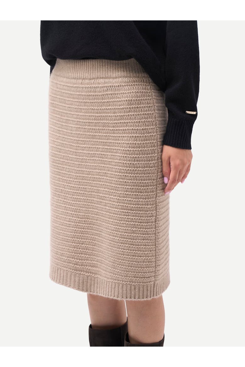 Cashmere Sheath Skirt, Alternate, color, warm grey