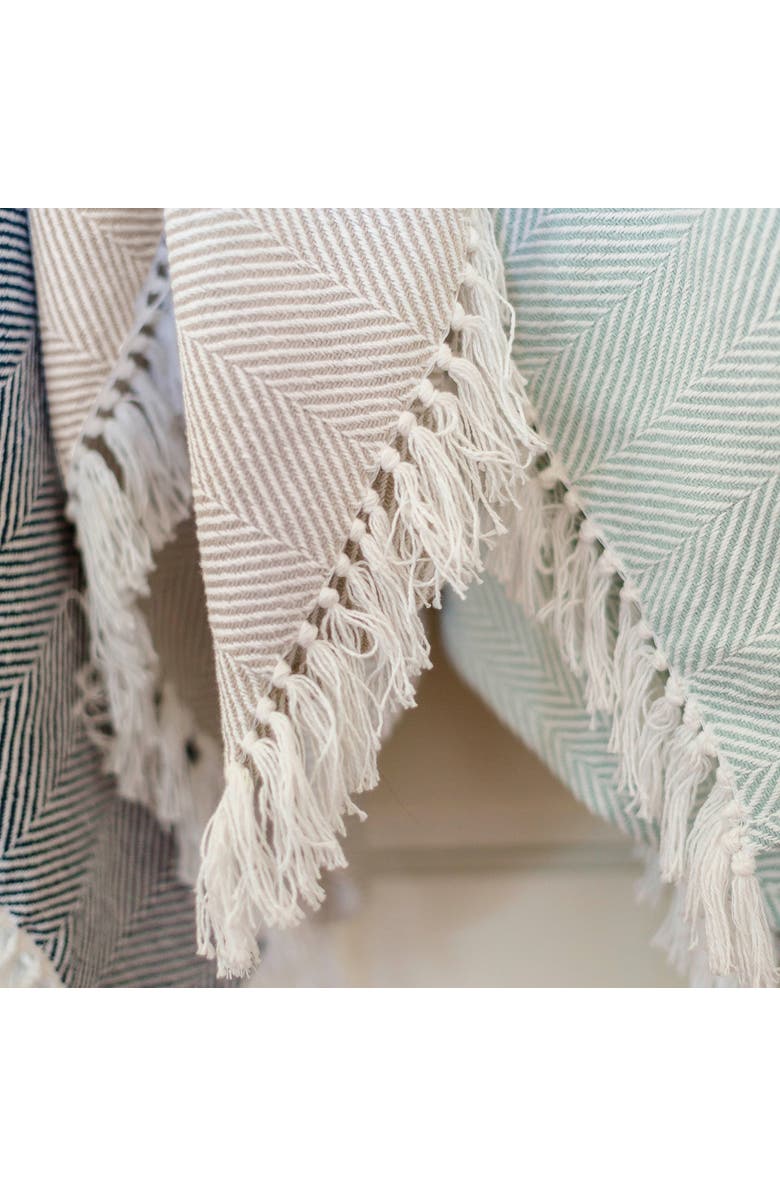 ELISABETH YORK 50" x 60" Tabor Throw Collection, Alternate, color, Grey