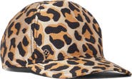 Kate Spade New York leopard brocade baseball cap