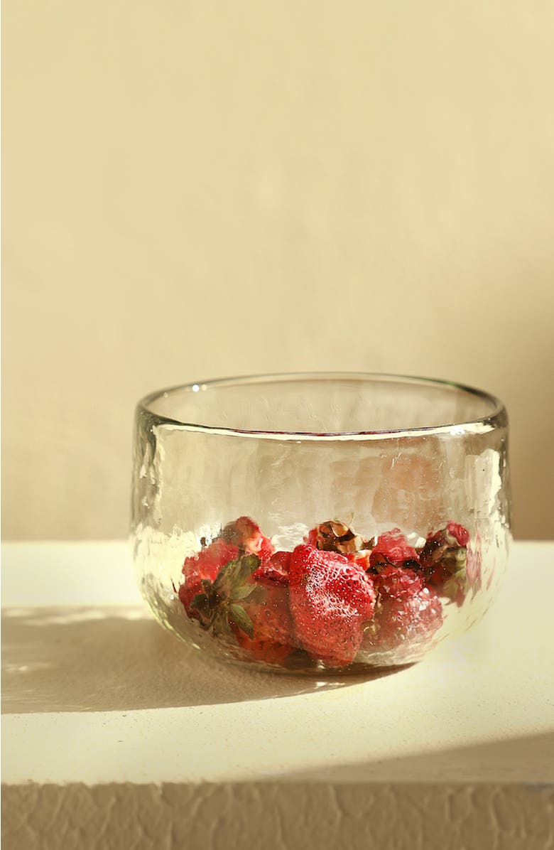 The Collective Home Pebbled Bowls - Set of 2, Alternate, color, Clear