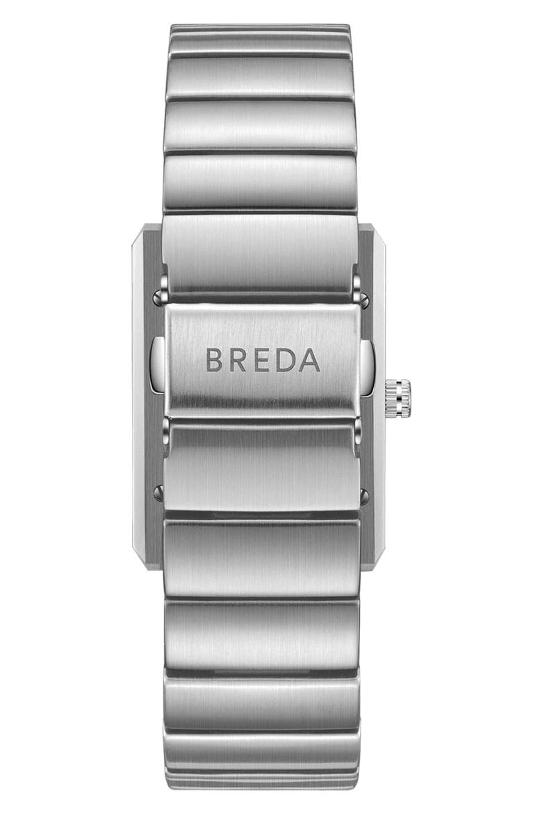 Pulse Locket Tank Bracelet Watch, 26mm x 30mm, Alternate, color, SILVER