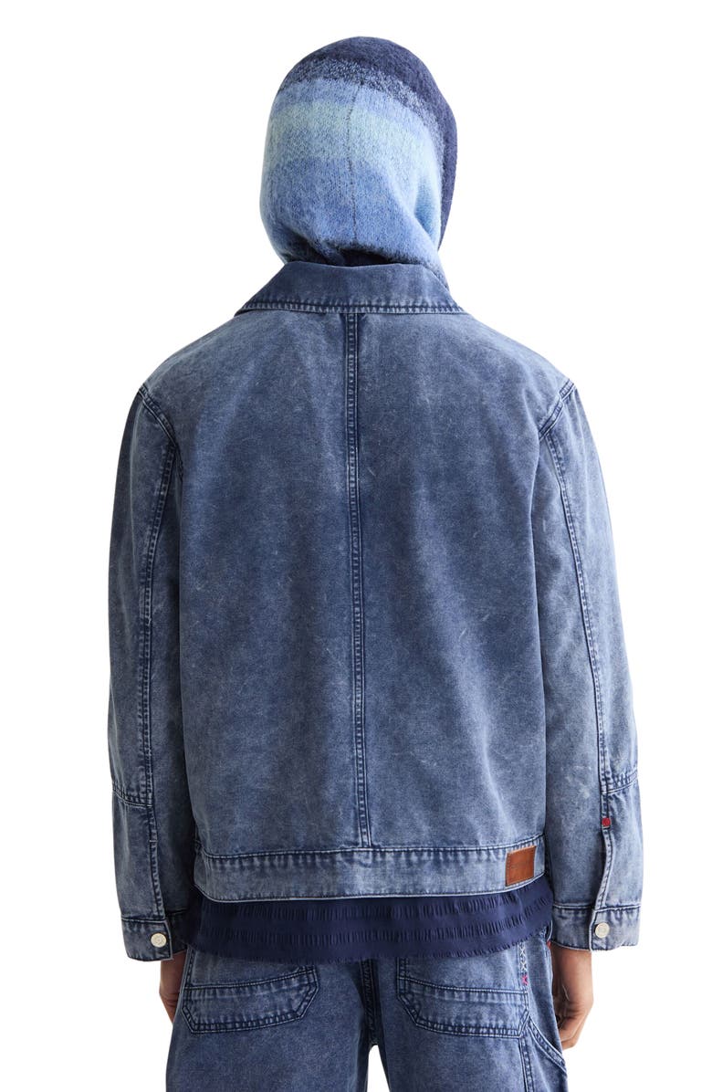 Scotch & Soda Workwear Denim Shirt Jacket, Alternate, color, Navy