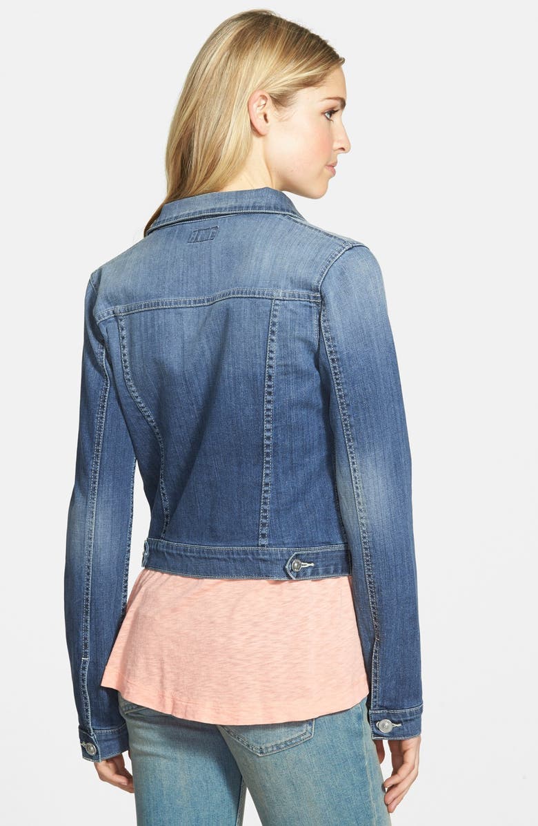 Hudson Jeans Stretch Denim Jacket, Alternate, color,