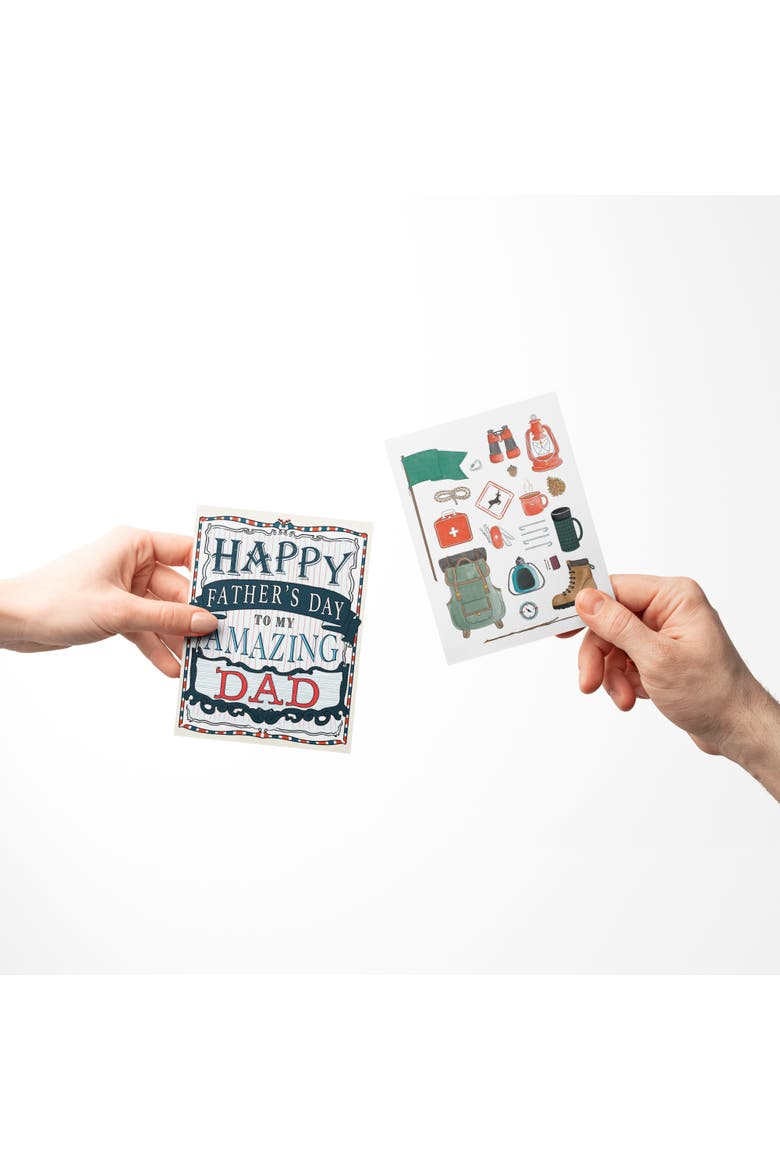 Father's Day Greeting Card Pack, Alternate, color, Cool